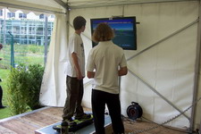 Surfsimulator im Bundesrat Berlin